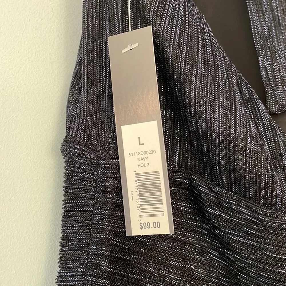 The Limited Sparkly Halterneck Dress- size Large NWT - Picture 5 of 5